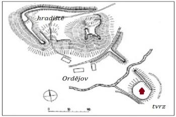  (©zdroj:   http://www.icvelka.cz/zanikle-hradky-a-tvrze.)