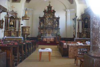 Malé Svatoňovice - interiér kostela (© Jiří Špaček, 07/2017)