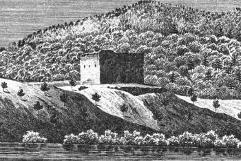 pohled od severu (kresba) ( © F.A. Heber, 1844)