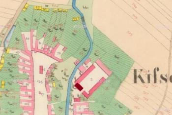 Mapa z r. 1830. (zdroj: http://archivnimapy.cuzk.cz/)