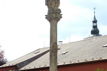 Sloup Nejsvětější Trojice v Lanškrouně ( © Pavel Vítek 05/2017)