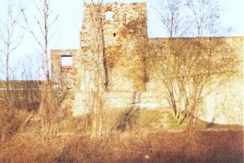 torzo dochovaného jádra před opravou ( © Jan P. Štěpánek 2001)