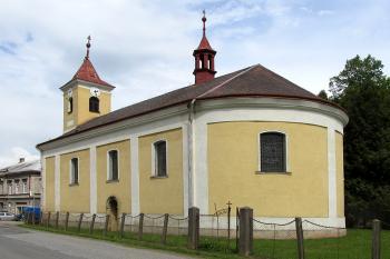 Kostel Nejsvětější Trojice v Třebařově ( © Pavel Vítek 05/2017)