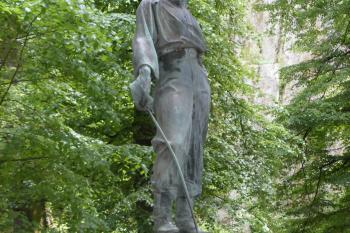 Děčín - socha Dr. Miroslava Tyrše (© Jiří Špaček, 06/2015)