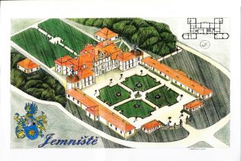 letecký pohled na zámek (© jan heřman, 02/2012)