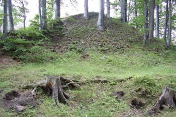 Z věže zbyla pouze suť (© Jan Laurýn, 07/2007)