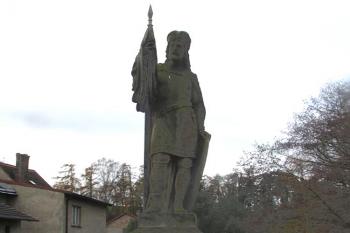 Svatý Václav na kamenném mostě v Královicích ( © Pavel Vítek 11/2017)