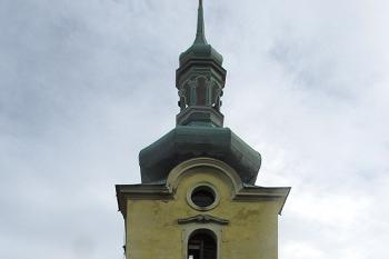 Kostel sv. Lukáše v Dřínově u Zlonic ( © Pavel Vítek 11/2017)
