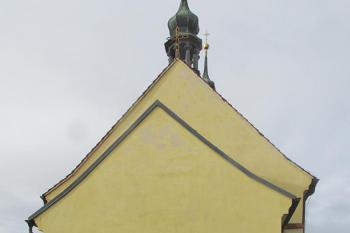 Kostel sv. Lukáše v Dřínově u Zlonic ( © Pavel Vítek 11/2017)