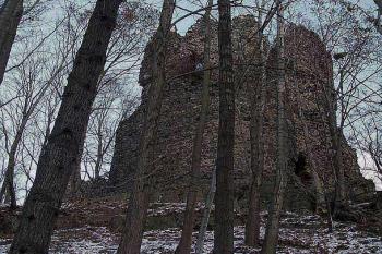 oblé čelo jádra (© Aleš Novák 11/2005)