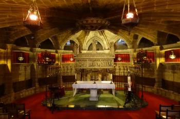 interiér krypty s hrobem sv. Eulálie ( © Jan P. Štěpánek 04/2018)