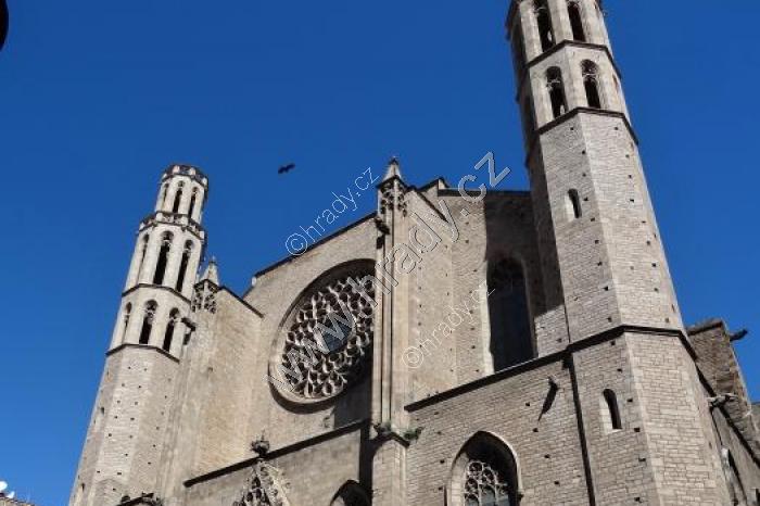 kostel Santa Maria del Mar kostel Santa Maria del Mar