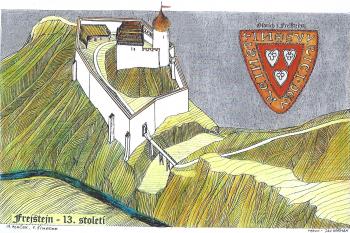 rekonstrukce hradu podle P.Šimečka, M. Plačka (© jan heřman, 02/2012)