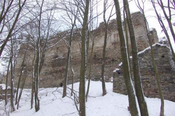 Vnější stěna severního paláce ( © Roman Řezáč 01/2006)