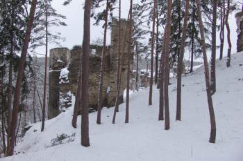 Zbytky druhé brány ( © Roman Řezáč 01/2006)