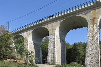 Velký železniční viadukt u Říkonína ( © Pavel Vítek 09/2018)