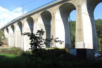 Velký železniční viadukt u Říkonína ( © Pavel Vítek 09/2018)