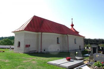 Kostel sv. Kateřiny ve Stříbrných Horách ( © Pavel Vítek 09/2018)