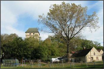 Pohled od západu - z fotbalového hřiště ( © Petr Turyna 10/2005)