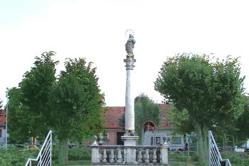 Mariánský sloup v Křižanově ( © Pavel Vítek 09/2018)