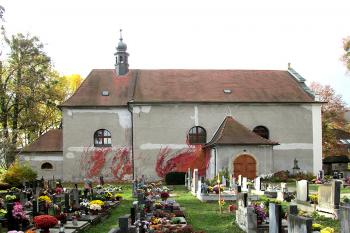 Kostel sv. Bartoloměje v Semaníně ( © Pavel Vítek 10/2018)