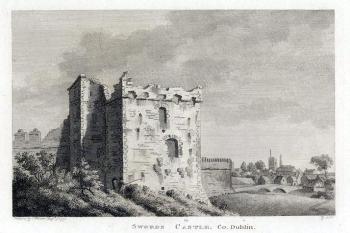 Hradní donjon v roce 1792. (© online Wikipedia)