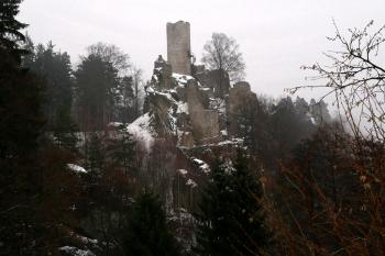 Frýdštejn v zimě (© Stanislav Drda 01/2016)