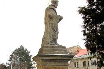 Socha sv. Václava v Unhošti ( © Pavel Vítek 01/2019)