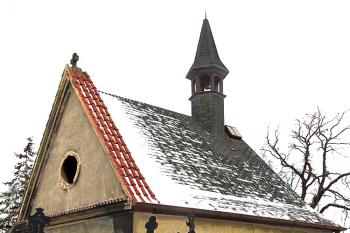 Kaple sv. Barbory na hřbitově v Unhošti ( © Pavel Vítek 01/2019)