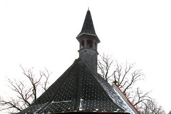 Kaple sv. Barbory na hřbitově v Unhošti ( © Pavel Vítek 01/2019)