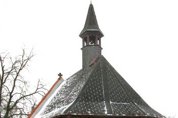 Kaple sv. Barbory na hřbitově v Unhošti ( © Pavel Vítek 01/2019)