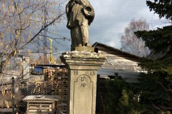 Plastika sv. Jana Nepomuckého ( © Jan P. Štěpánek 02/2019)