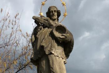 Plastika sv. Jana Nepomuckého ( © Jan P. Štěpánek 02/2019)