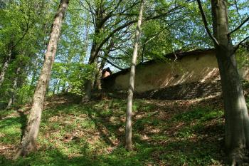 Vypadá to, že hájovna má gotické základy (© Petr Nožička, 04/2009)
