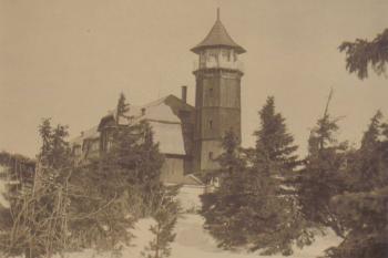 Klínovec - historická fotografie z první pol.20.století - soukr.sbírka IvoR ( © anon.)