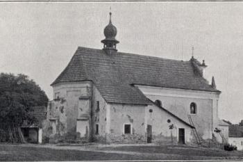  (© Josef Soukup: Soupis památek historických a uměleckých v Království Českém, sv. 18 Politický okres Pelhřimovský, Archaelogická komise při České akademii císaře Františka Josefa pro vědy, slovesnost a umění, Praha 1903)