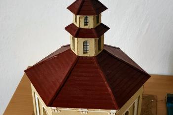 model kaple v expozici holíčského zámku (© Pavel Zany Komárek  11. 8. 2022)