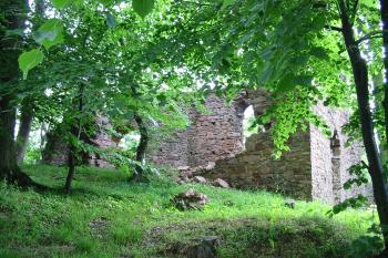 Východní strana paláce předního hradu (© D Dohňanský, 08/2015)