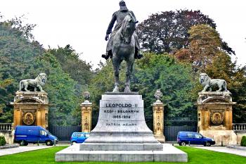 Jezdecká socha Leopoldy II ( © Pavel Vítek 09/2017)