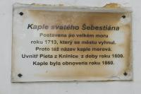 kaple sv. Šebestiána