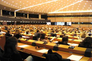 Evropský parlament v Bruselu (© Pavel Vítek 09/2017)