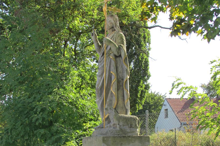 socha sv. Jana Křtitele