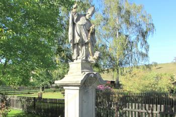 Socha sv. Prokopa ve Velenicích ( © Pavel Vítek 09/2019)