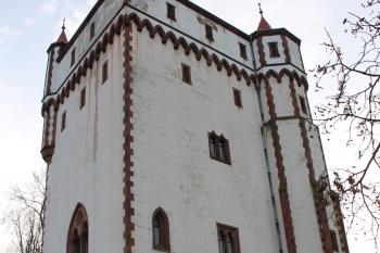 Hradec nad Moravicí - tzv. bílá věž (© Vlastislav Mareček, 11/2016)
