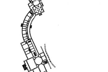 půdorys zámku ( © kol.: Umělecké památky Čech, část 2. [K/O], Academia, Praha 1978)