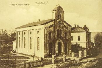 Frýdecká synagoga nedlouho po roce 1901 ( © SOkA Frýdek - Místek)