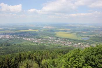 Výhled z rozhledny (© Luděk Vláčil 05/2017)