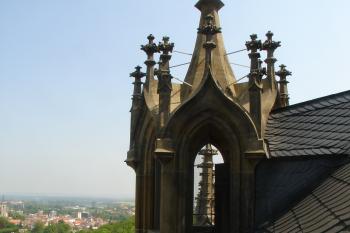 na střeše sv. Barbory (© Jiří Čížek, 05/2009)