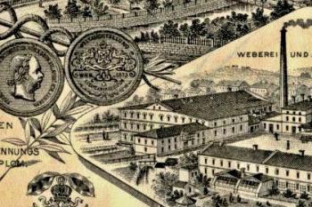 Výřez Rechlí z firemního prospektu Ad. Landsbergera z roku 1909 ( © soukromá sbírka)