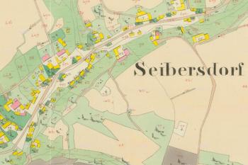 Bělá na mapě z r. 1834 (© https://archivnimapy.cuzk.cz/uazk/com/com_data/0069-1/0069-1-004_index.html)